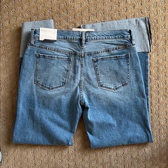 NEW Kancan Mid Rise Medium Blue Cuff Denim Jean Jean Sz 13 - Picture 4 of 7